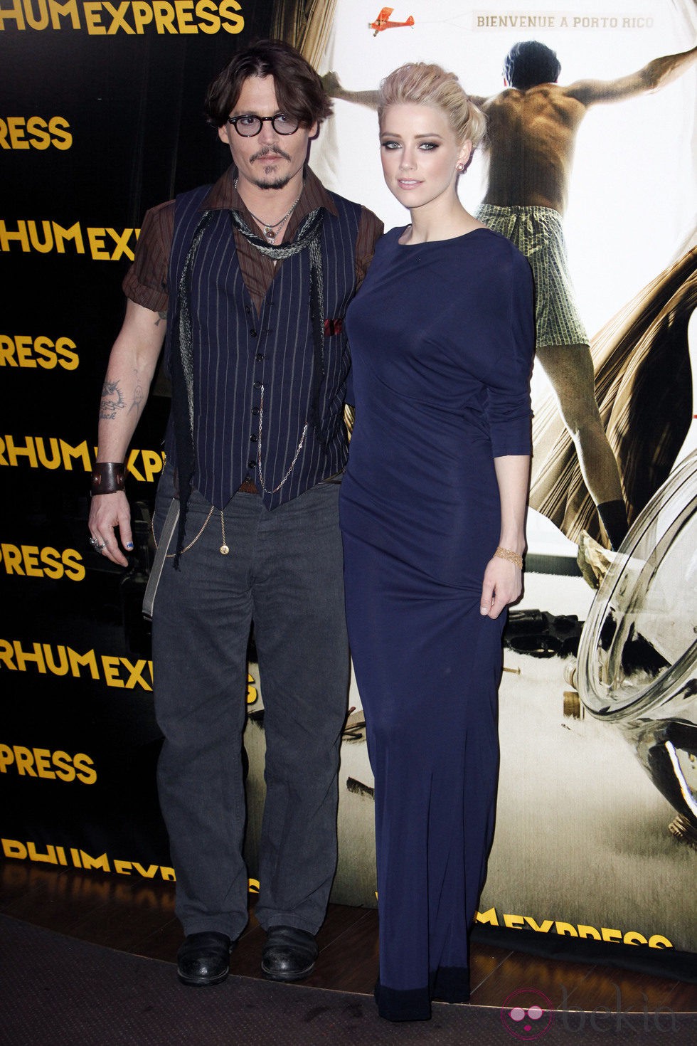Johnny Depp y Amber Heard, protagonistas de 'Los diarios del ron'