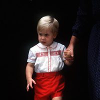 El Príncipe Guillermo tras conocer a su hermano Harry en 1984