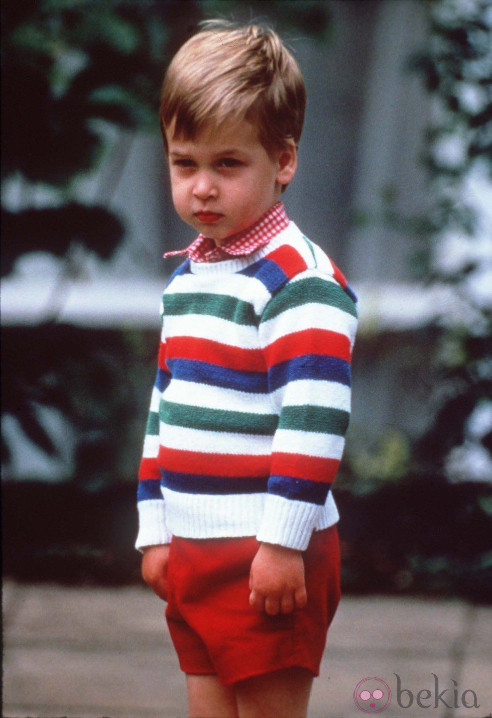 El Príncipe Guillermo de Gales en 1985
