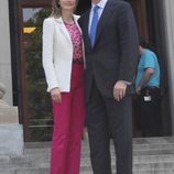 Los Príncipes Felipe y Letizia en la Universidad de Harvard