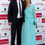 Fernando Hierro y su mujer en la cena de la Fundación Isabel Gemio