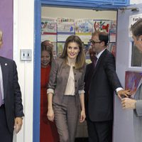 La Princesa Letizia visita la Escuela de Primaria 'Emily Dickinson' de Nueva York