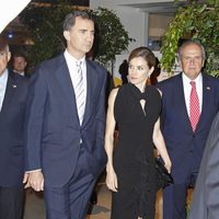 Los Príncipes Felipe y Letizia en el Foro España-Estados Unidos en Nueva Jersey