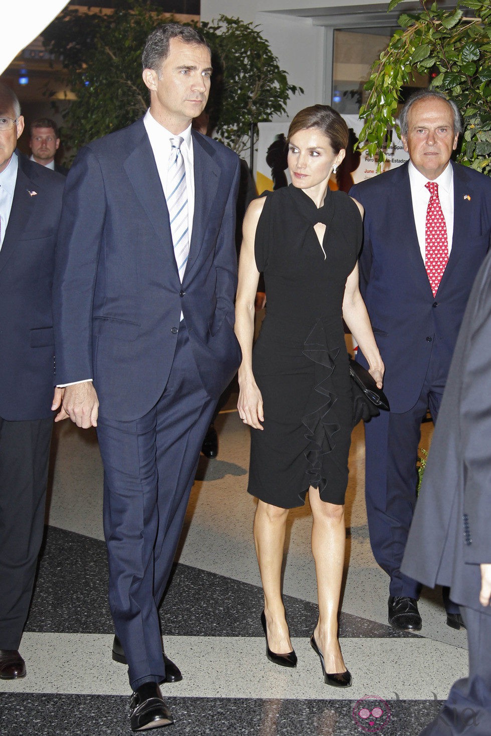 Los Príncipes Felipe y Letizia en el Foro España-Estados Unidos en Nueva Jersey