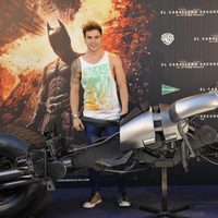 Adrián Rodríguez en la presentación de la moto de Batman en Madrid