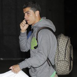 Cristiano Ronaldo vuelve a casa tras la eliminación de Portugal en la Eurocopa 2012