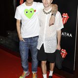 David Delfín y Pelayo Díaz en la fiesta de Ágatha con motivo del 50 aniversario de los Rolling Stones