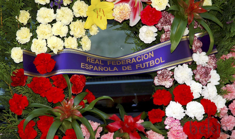 Corona de la Federación de Fútbol al abuelo de Sara Carbonero