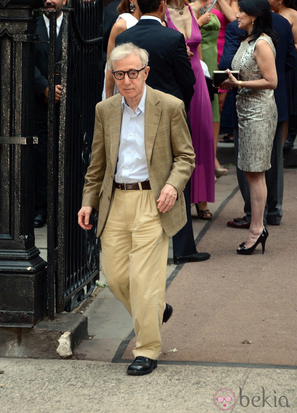 Woody Allen en la boda de Alec Baldwin