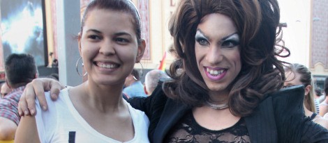 Una Drag Queen durante el Orgullo Gay de Madrid 2012