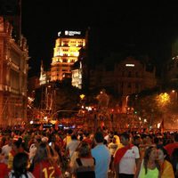 Celebraciones en Madrid de la Eurocopa 2012