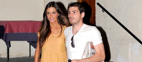 Iker Casillas y Sara Carbonero celebran la Eurocopa 2012 en Madrid