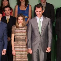 Los Príncipes de Asturias en la entrega de las becas de la Fundación Iberdrola