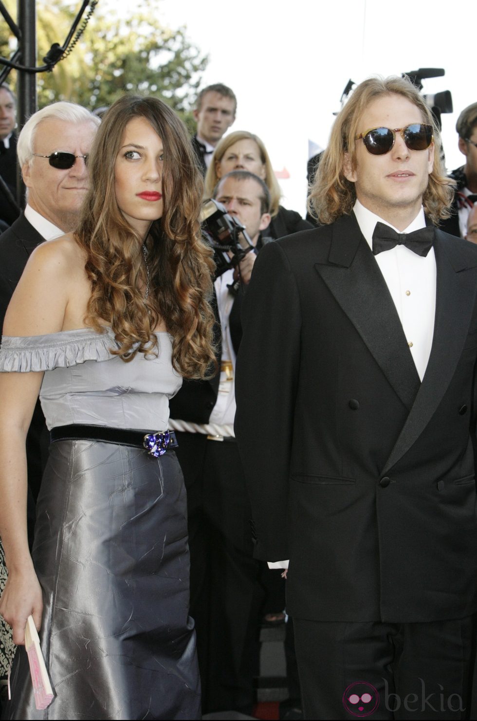 Andrea Casiraghi y Tatiana Santo Domingo en Cannes