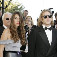 Andrea Casiraghi y Tatiana Santo Domingo en Cannes