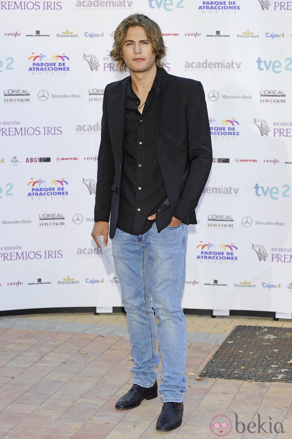 Jaime Olías en la entrega de los Premios Iris 2012