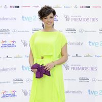 Cristina Villanueva en la entrega de los Premios Iris 2012
