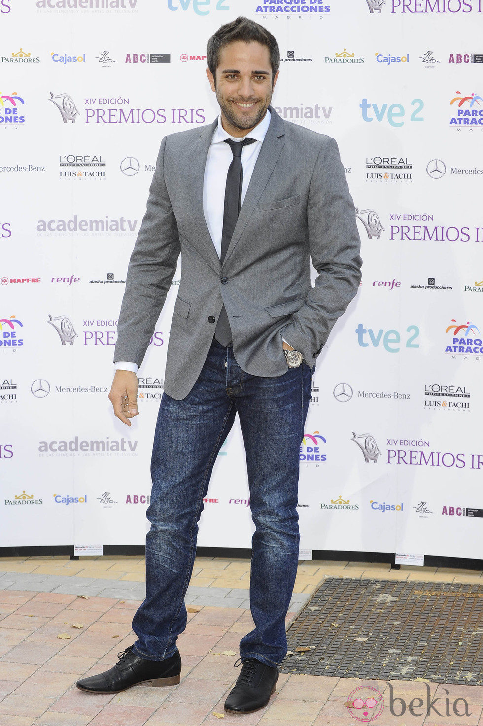 Roberto Leal en la entrega de los Premios Iris 2012