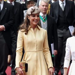 La Duquesa de Cambridge en el nombramiento del Príncipe Guillermo como Caballero de Thistle
