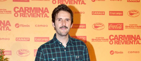 Julián López en el estreno de 'Carmina o revienta'