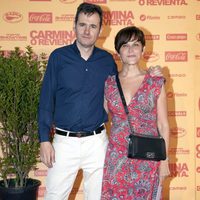 Antonia San Juan y Luis Miguel Seguí en el estreno de 'Carmina o revienta'