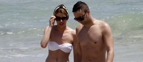 Adriana Abenia disfruta de unos días de vacaciones en Ibiza con su novio Sergio