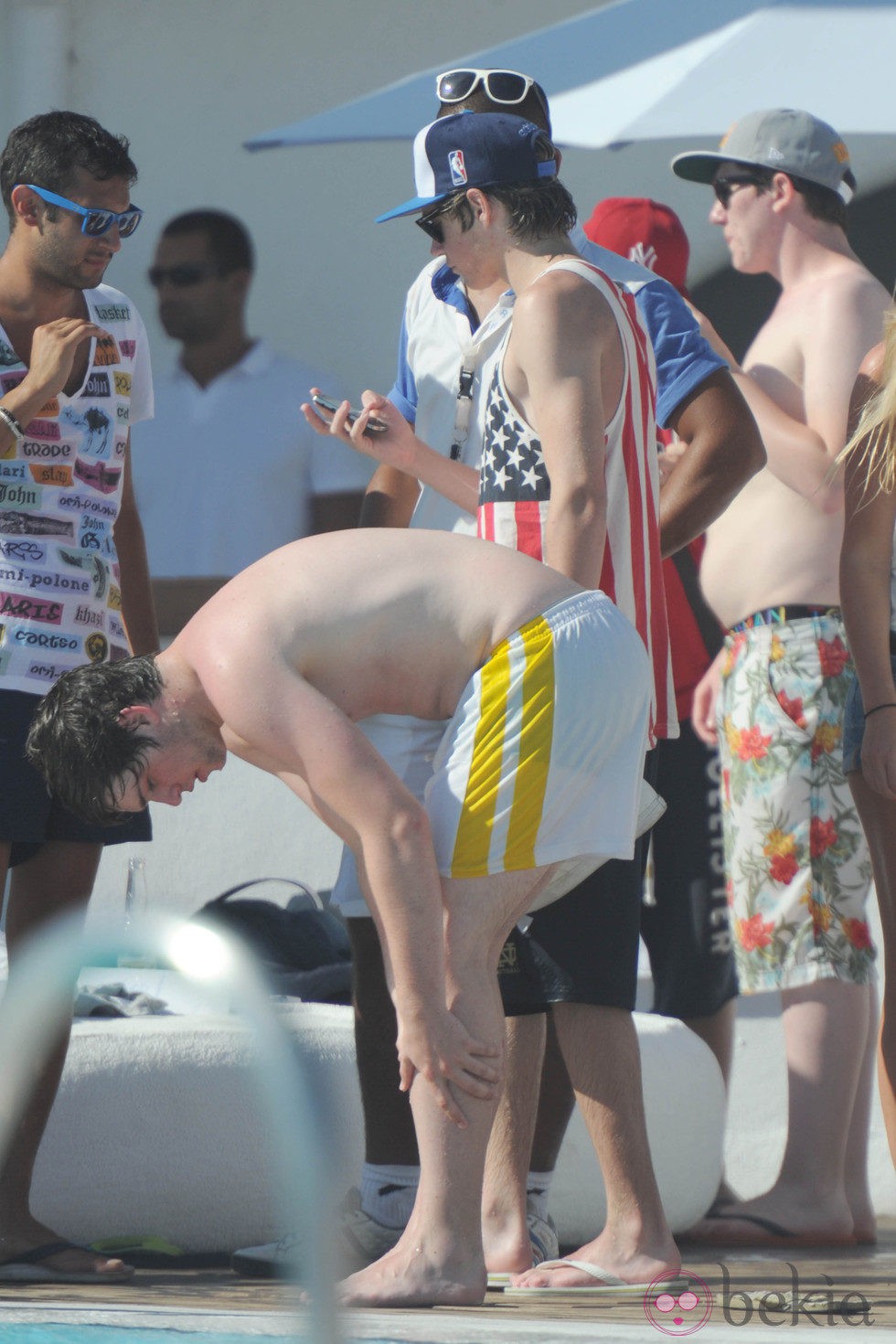 Niall Horan con sus amigos en Marbella