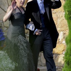 Andrés Iniesta llega a su boda con Anna Ortiz