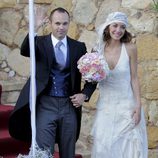 Andrés Iniesta y Anna Ortiz se dan el 'sí quiero' en el Castillo de Tamarit