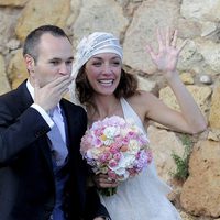 Andrés Iniesta y Anna Ortiz el día de su boda