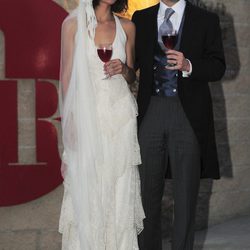 Andrés Iniesta y Anna Ortiz el día de su boda tras darse el 'sí quiero'
