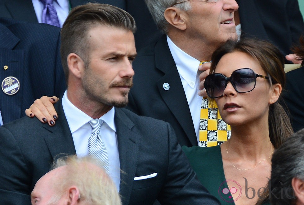 David y Victoria Beckham asisten a la final de Wimbledon