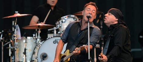 Bruce Springsteen con el grupo 'E Street Band' en concierto