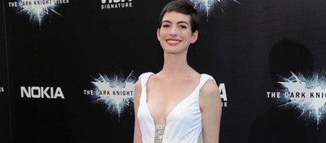 Anne Hathaway en el estreno de 'El Caballero Oscuro: La leyenda renace' en Nueva York