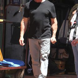 Sylvester Stallone paseando por Nueva Orléans