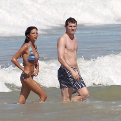 Iker Casillas y Sara Carbonero en las playas de Brasil en verano de 2011