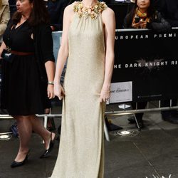 Anne Hathaway en el estreno de 'El caballero oscuro: la leyenda renace' en Londres