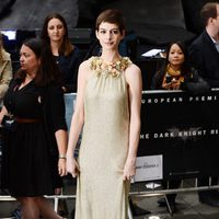 Anne Hathaway en el estreno de 'El caballero oscuro: la leyenda renace' en Londres