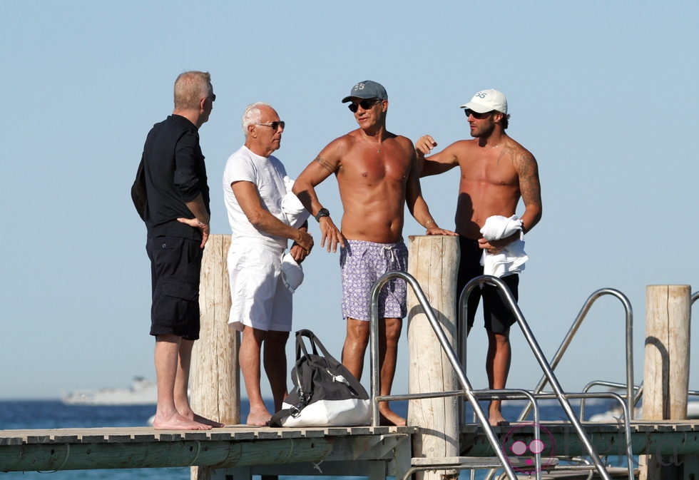 Giorgio Armani de vacaciones en Saint Tropez