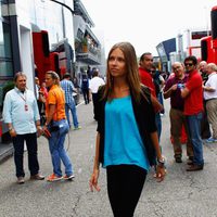 Dasha Kapustina en el Gran Premio de Alemania 2012