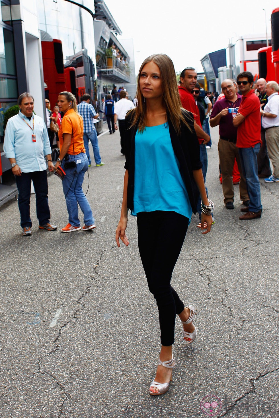 Dasha Kapustina en el Gran Premio de Alemania 2012
