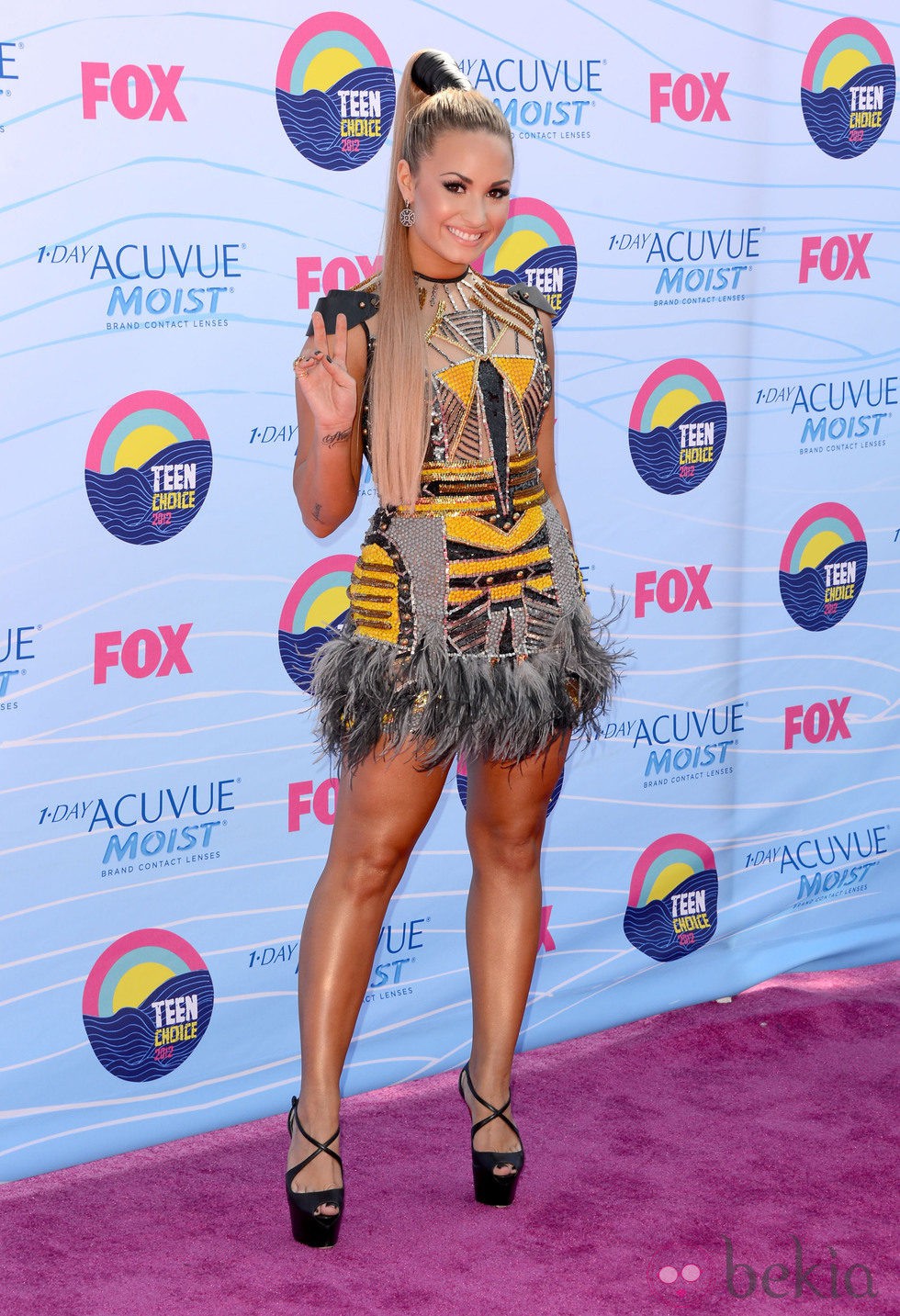 Demi Lovato en la gala Teen Choice Awards 2012