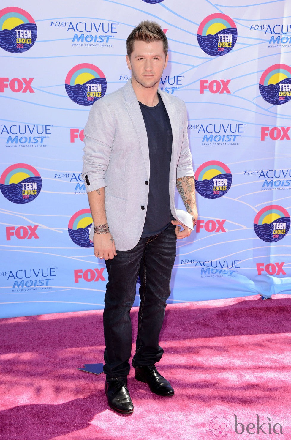 Travis Wall en la gala Teen Choice Awards 2012