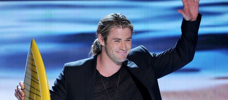 Chris Hemsworth en la gala Teen Choice Awards 2012