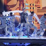 Justin Bieber actuando en los Teen Choice Awards 2012