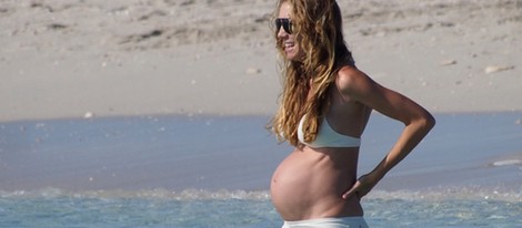 Blanca Cuesta presume de embarazo en Formentera