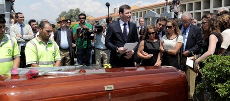 Tomás Gómez en el funeral de Gregorio Peces-Barba