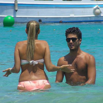 Maxi Iglesias y su novia, vacaciones 2012 en Ibiza