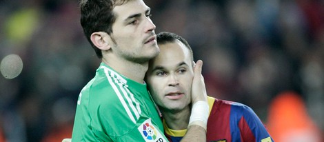 Iker Casillas y Andrés Iniesta