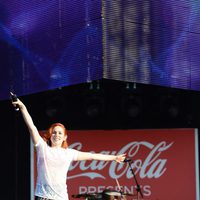 Katy B en el concierto celebrado en Hyde Park con motivo de los JJ.OO de Londres 2012